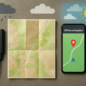 mapa papierowa czy telefon w góry